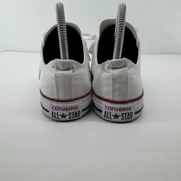 Converse Chuck Taylor All Star Low Top White Canvas Sneakers Women's 6.5 Classic - Picture 8 of 11